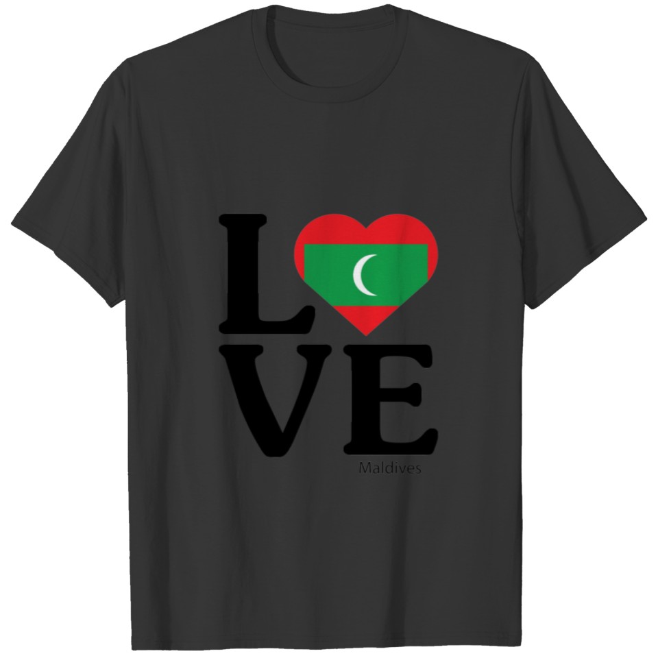 Love Maldives T-shirt