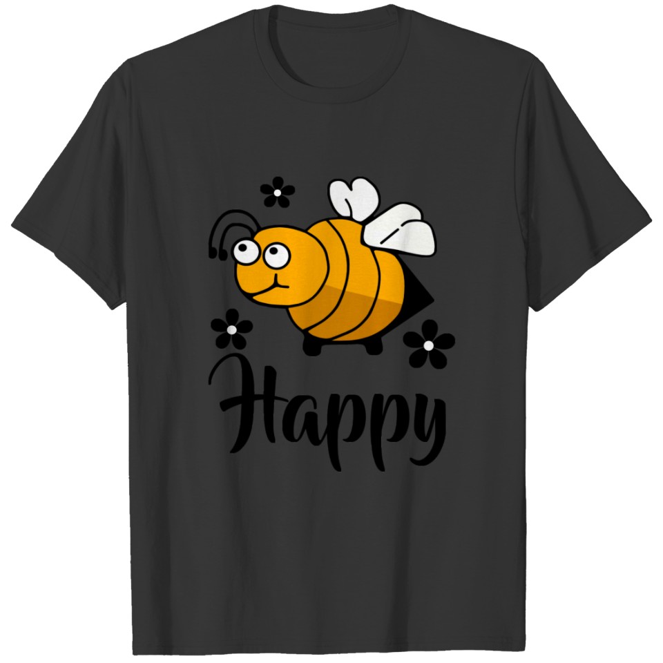 Bee Happy  Plus Size T-shirt