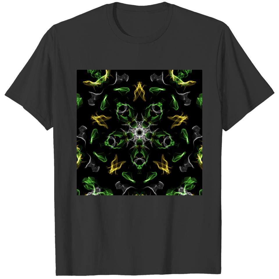 Smokey Green Mandala Digital Drawing Polo T-shirt
