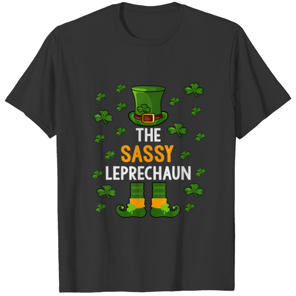 The Sassy Leprechaun Shamrock Irish Saint Paddy's T-shirt