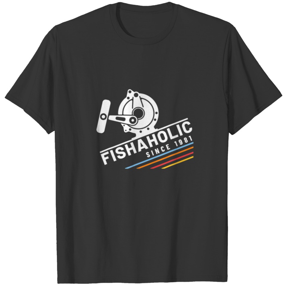 Fishing Lover Since 1981 Fisher T-shirt