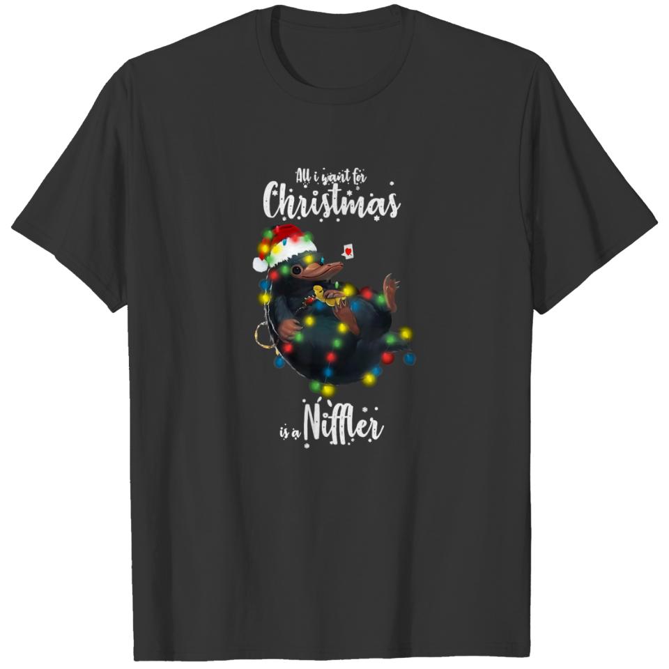 All I Want For Christmas Is A Niffler Tee T-shirt