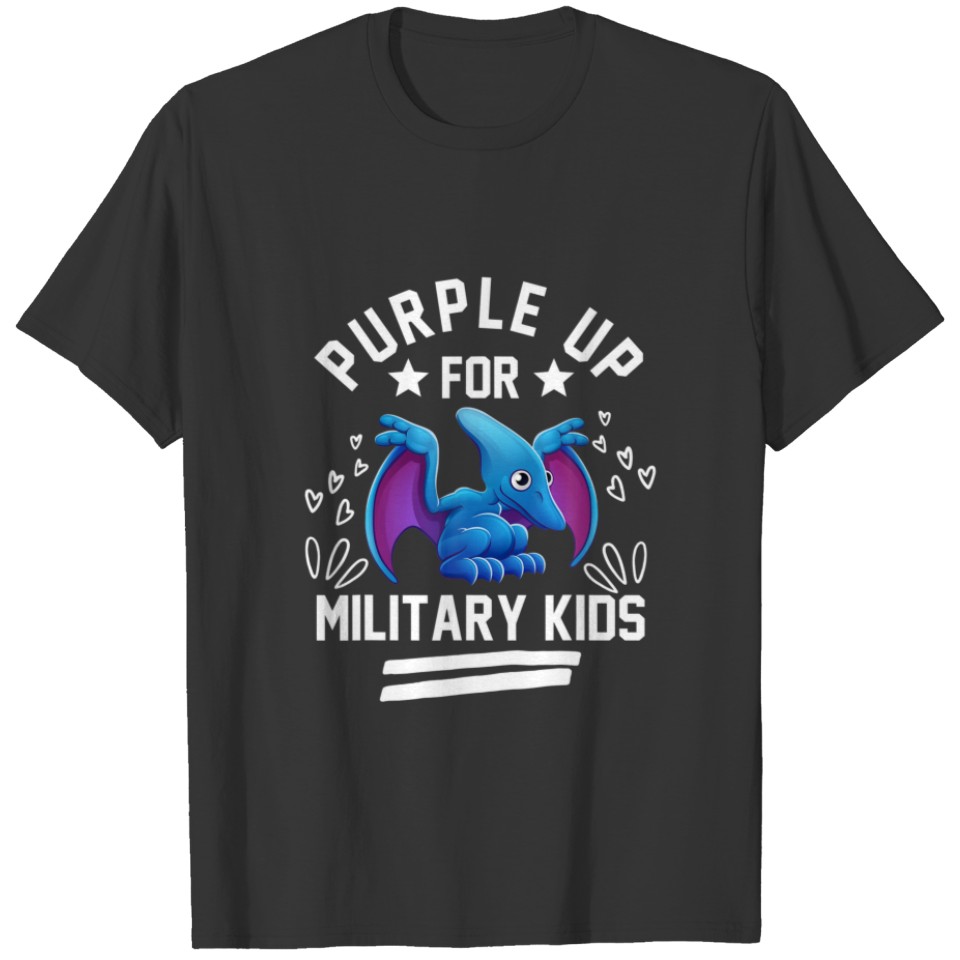 PURPLE UP FOR MILITARY KIDS MILITARY CHILD MONTH D T-shirt