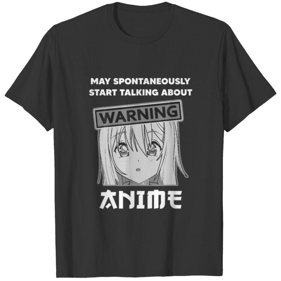 Anime Merch Clothes Teen Girls Gift Women Japanese T-shirt