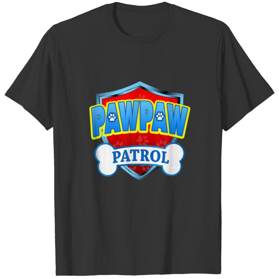 Funny PAWPAW Patrol - Dog Mom, Dad For Men T-shirt