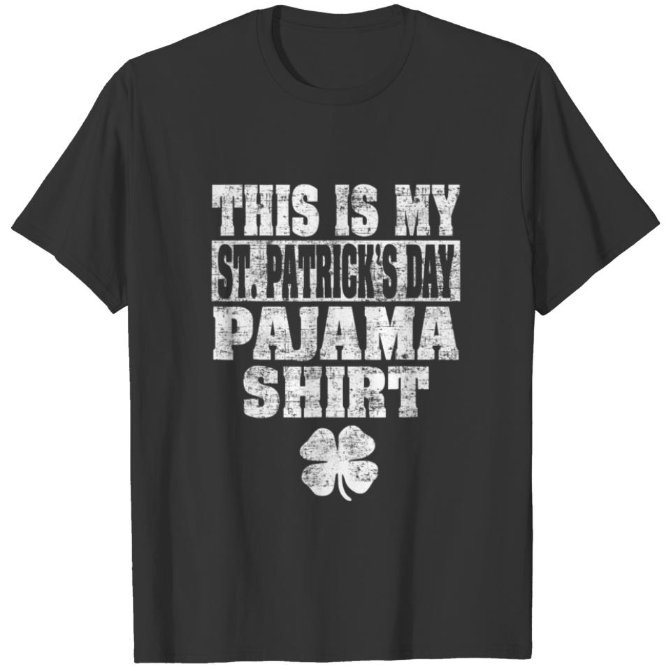 This Is My St Patrick's Day Pajama Gifts Boy Men W T-shirt