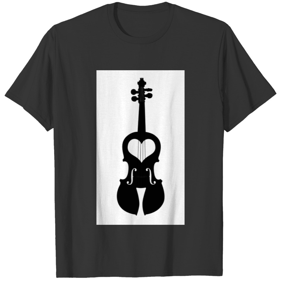 Girls Heart Violin Player T-shirt