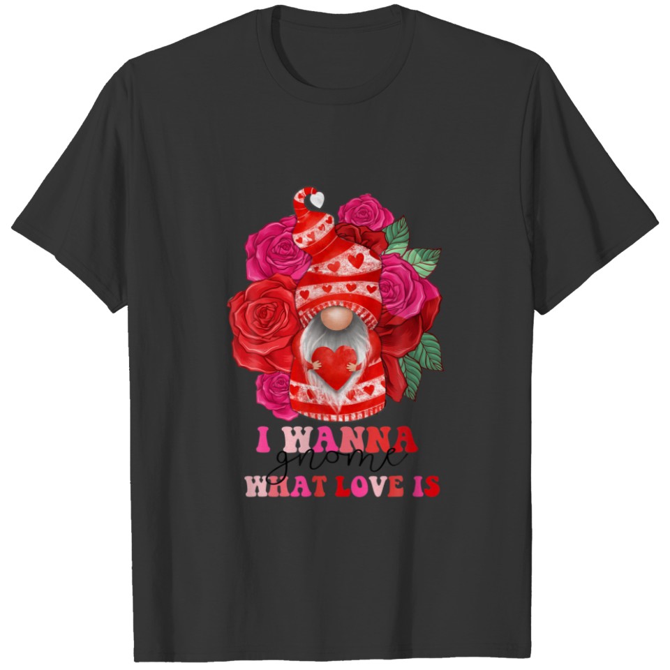 I Love You Gnome Matter What Valentine's Day Cute T-shirt