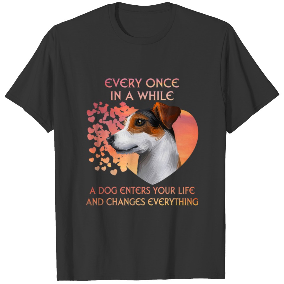 Every Once In A While A Jack Russell Terrier Enter T-shirt