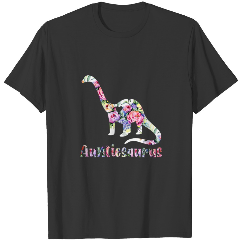 Auntiesaurus Rex For Women Auntie Dinosaur Auntsau T-shirt