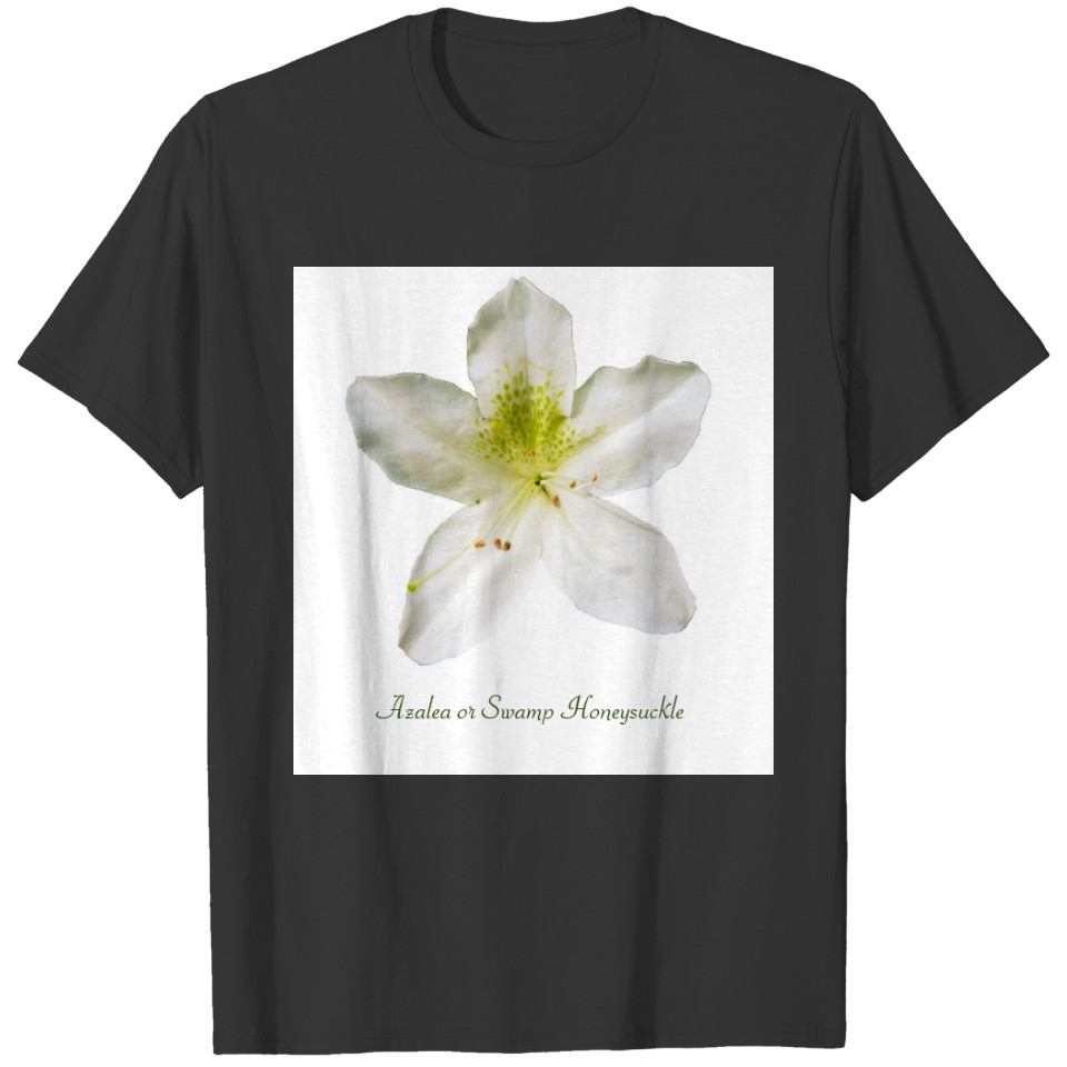 White azalea (swamp honeysuckle) T-shirt