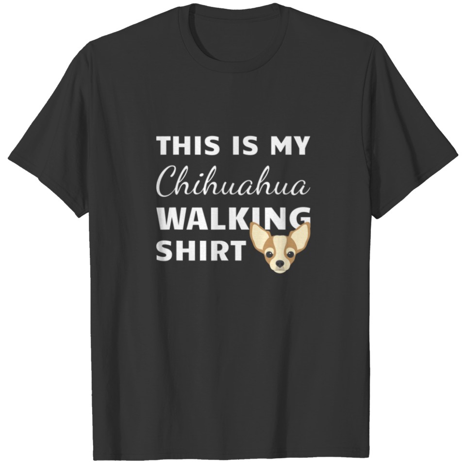 Chihuahua Walking T-shirt