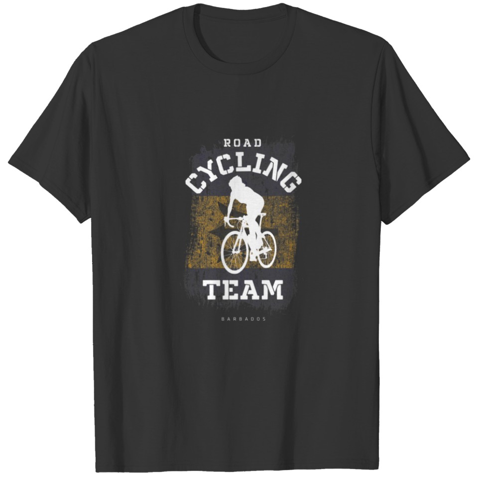 Road Cycling Barbados Road Bike Speed Women Cyclis T-shirt