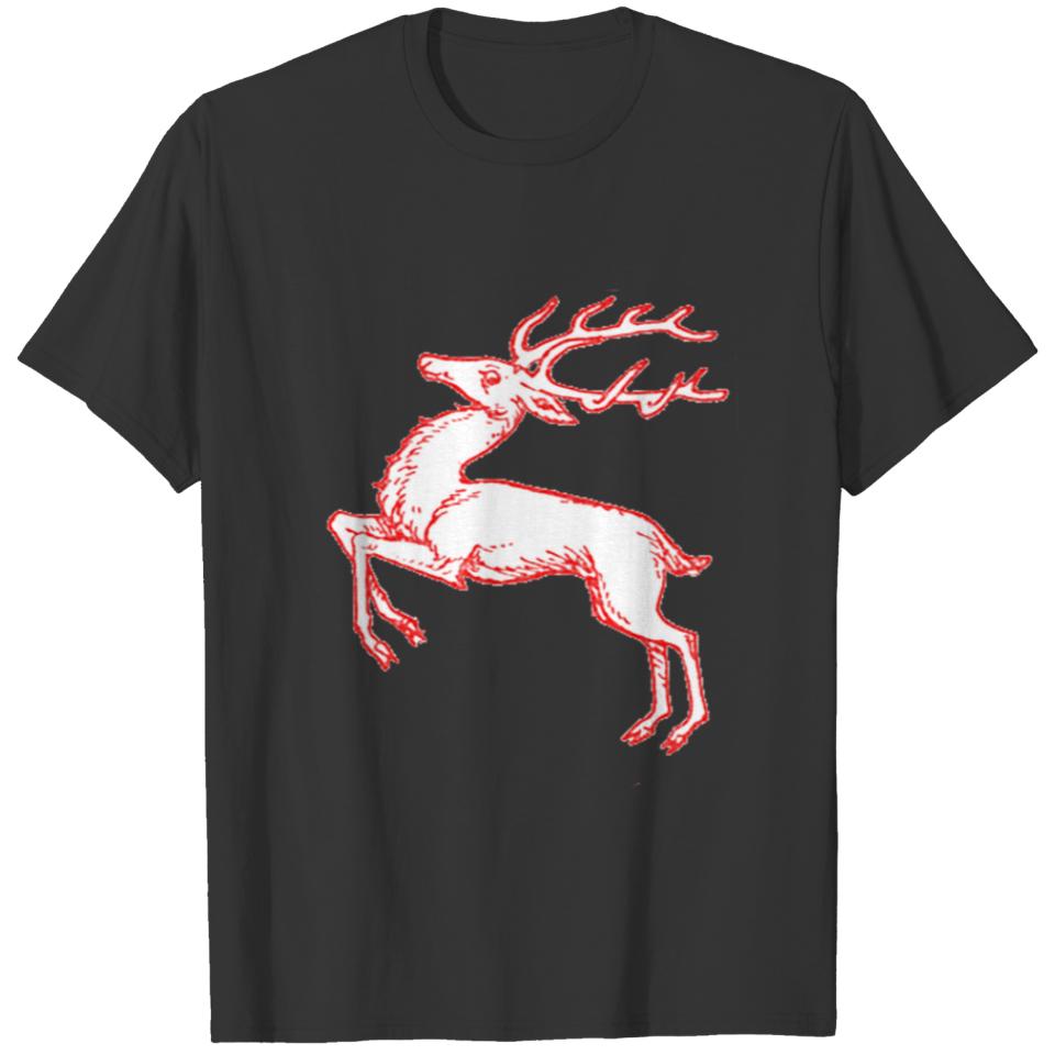 Red Reindeer Sweat T-shirt