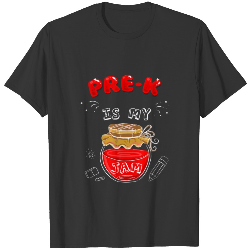 Funny Pre-K Teacher Preschool Is My Jam Shir Kids, T-shirt