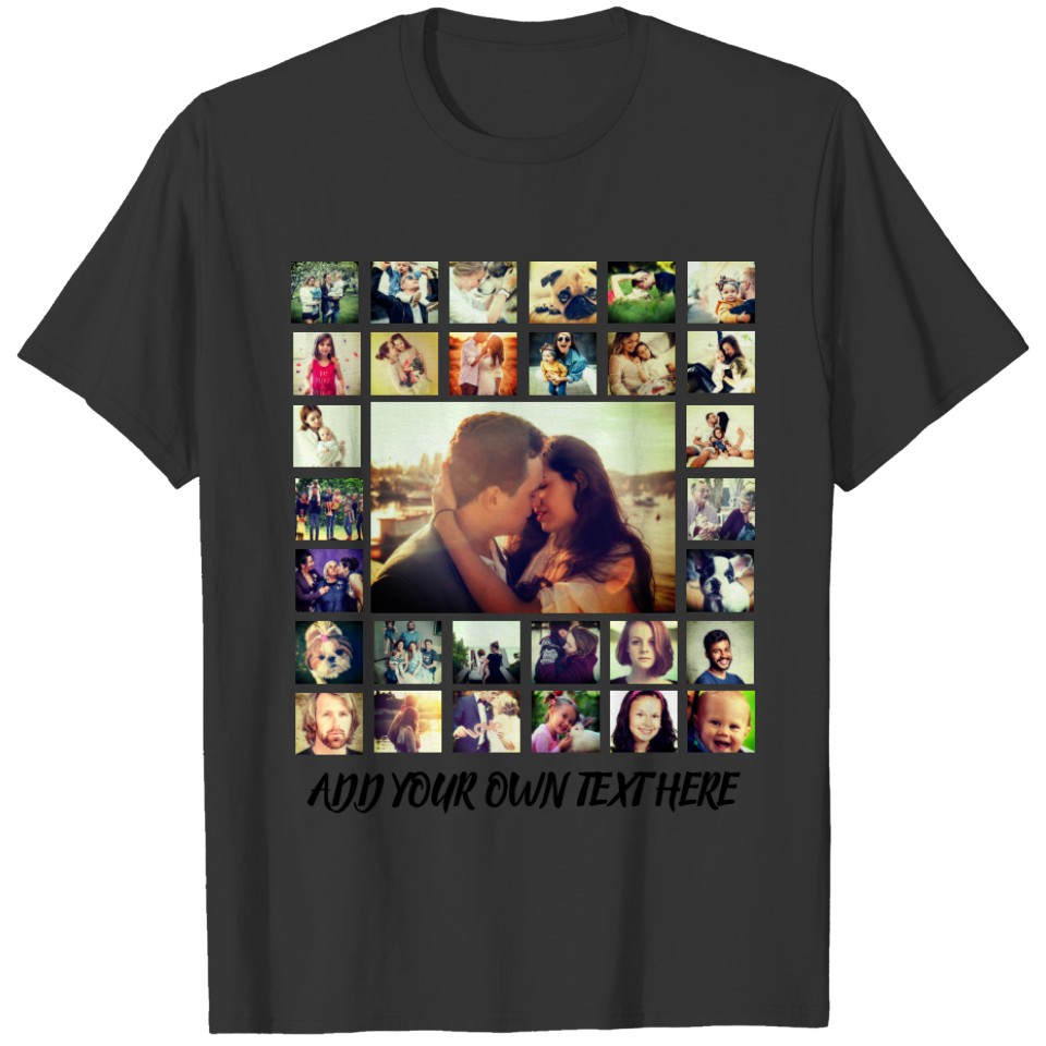 Personalized add your own photo and text T-shirt