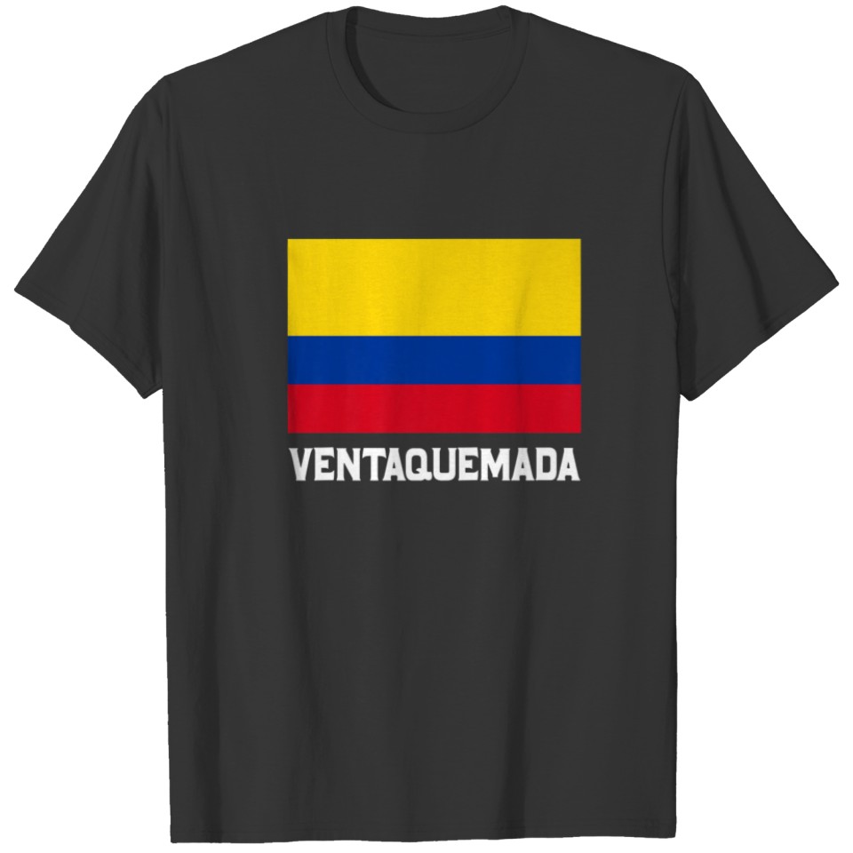 Ventaquemada Colombia Flag Emblem Escudo Bandera C T-shirt