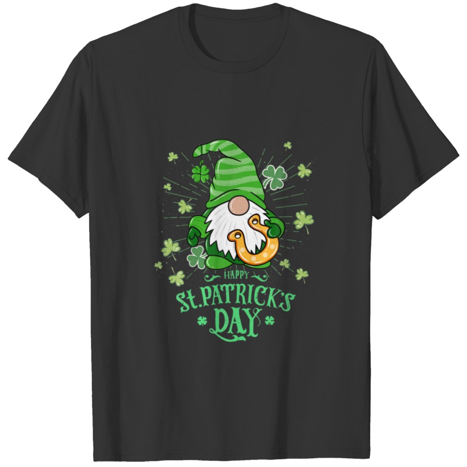 Happy St Patrick's Day Funny Gnomes Costume T-shirt