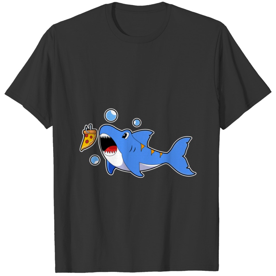 Shark with Pizza as Bait T-shirt