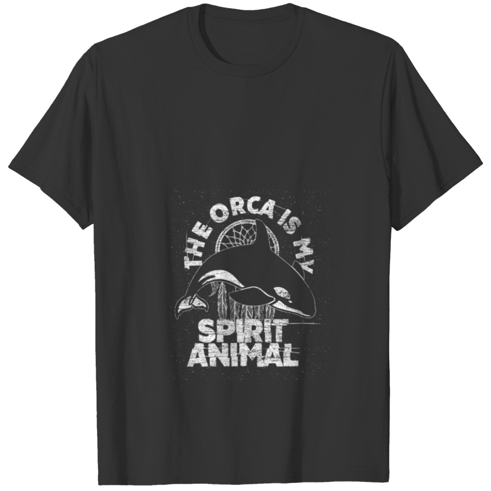 Womens The Orca Is My Spirit Animal - Vintage Kill T-shirt