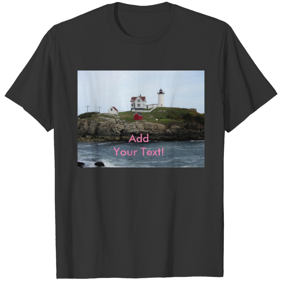 Nubble Light Maine Distance T-shirt