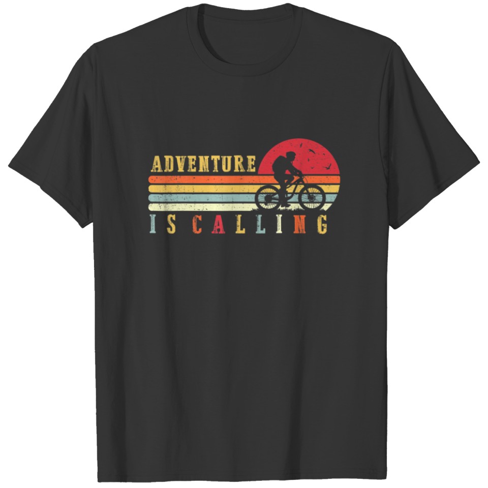 Adventure Is Calling Camping Hiking Outdoor Summer T-shirt
