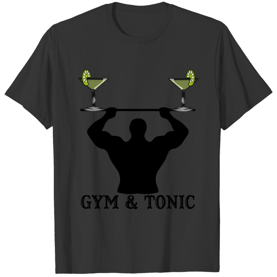 GYM AND TONIC,GYM,Gin and tonic, T-shirt