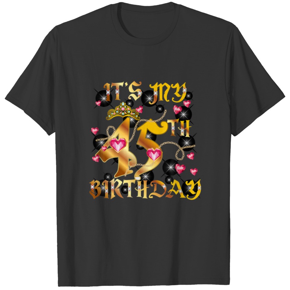 It's My 40Th Birthday Girl Merching Family 40 Year T-shirt
