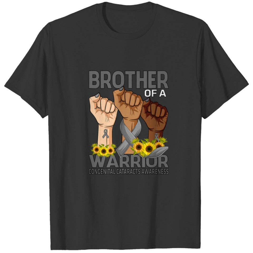 Hand Brother Of A Warrior Congenital Cataracts Awa T-shirt