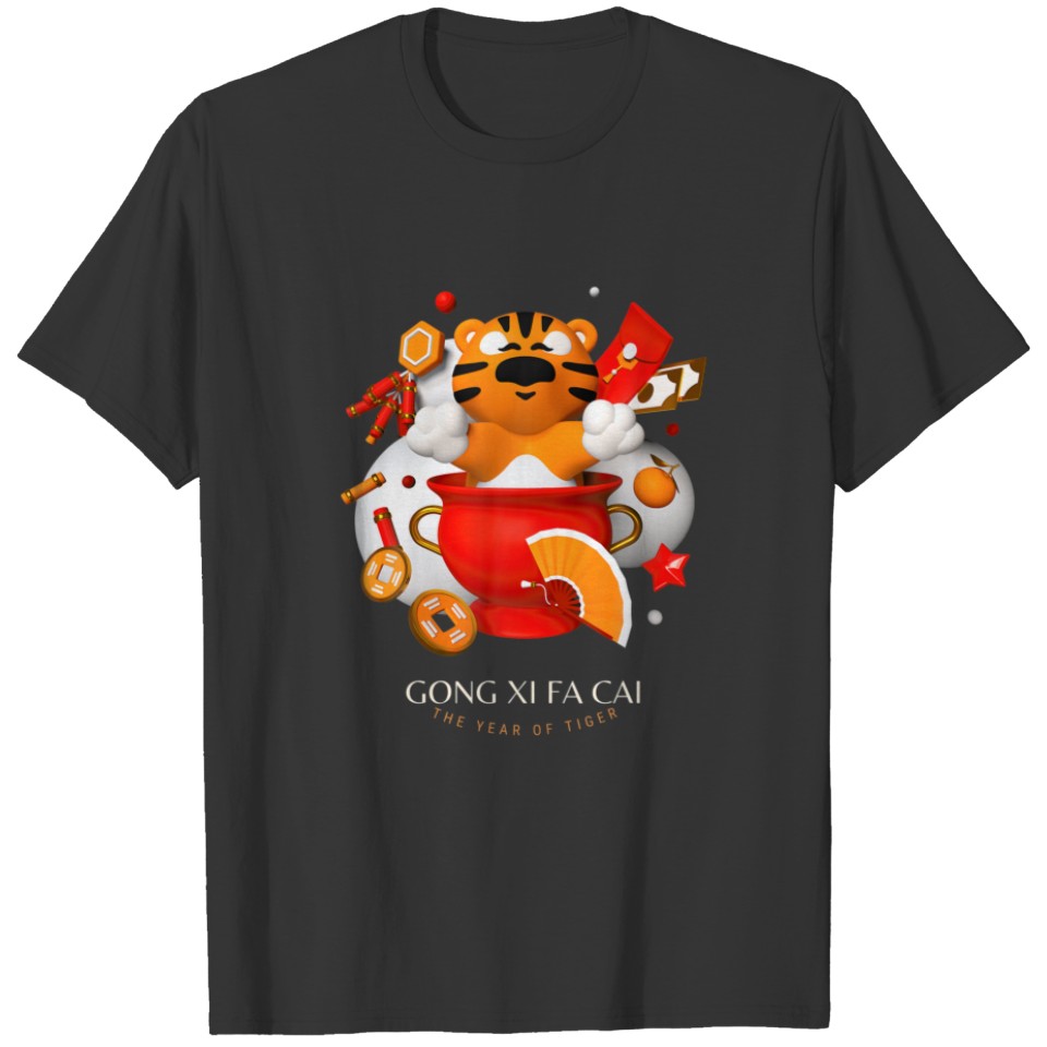 Cute Bengal Tiger Year Of The Tiger T-shirt