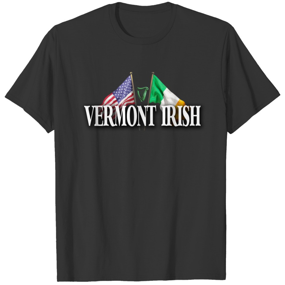 VERMONT IRISH USA & IRELAND T-shirt