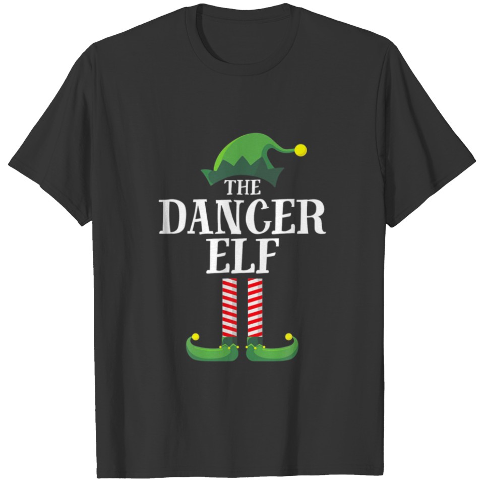 Dancer Elf Matching Family Group T-shirt