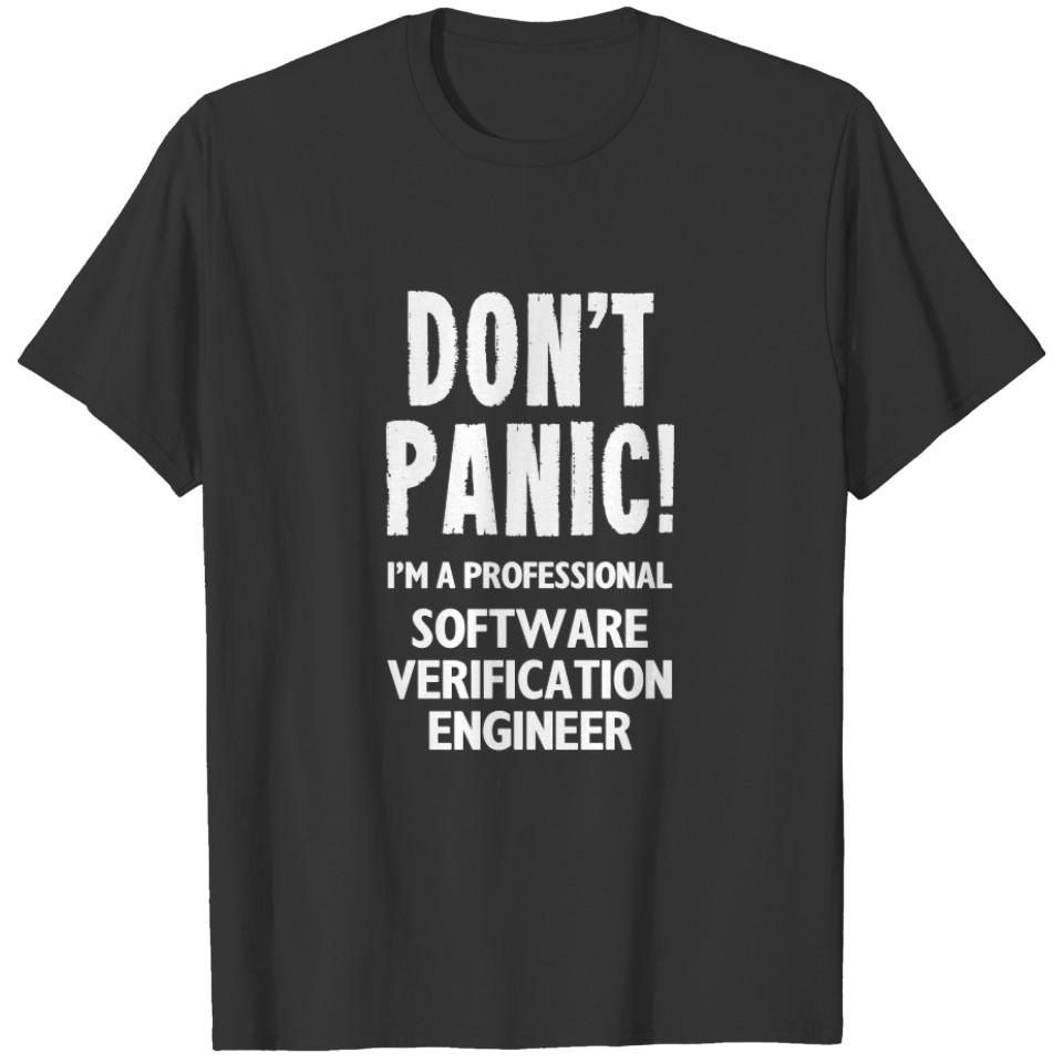 Software Verification Engineer T-shirt