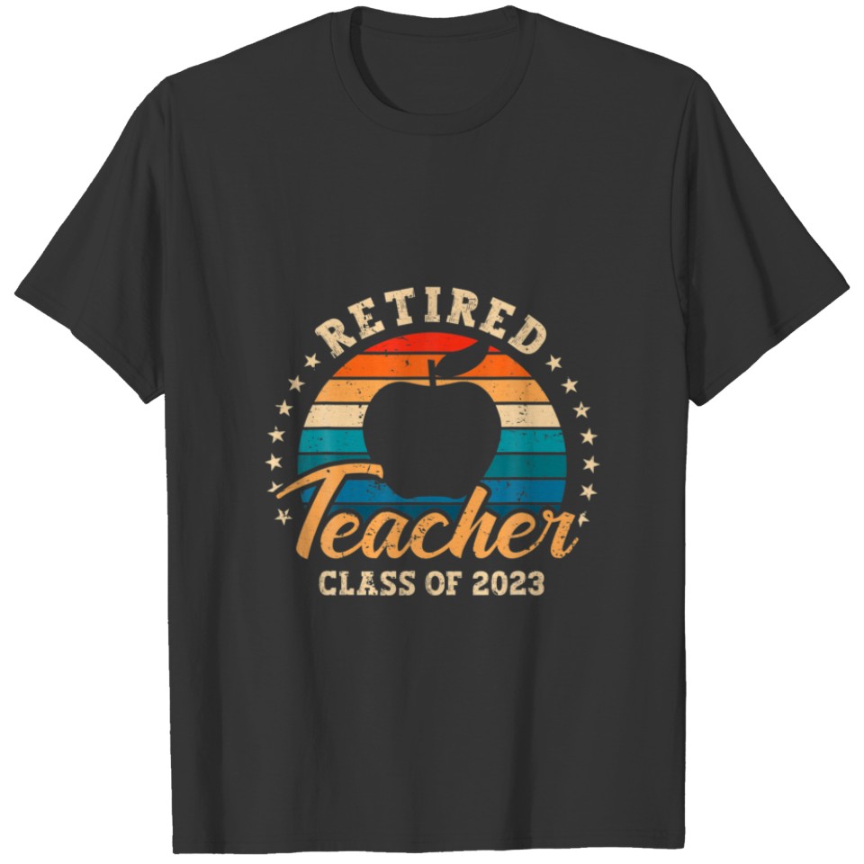 Retirement Gifts For Teacher Men Women Retired Tea T-shirt