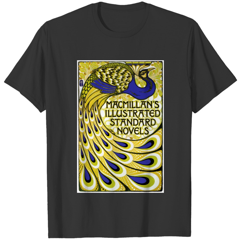 Art Nouveau:  Peacock Illustration T-shirt