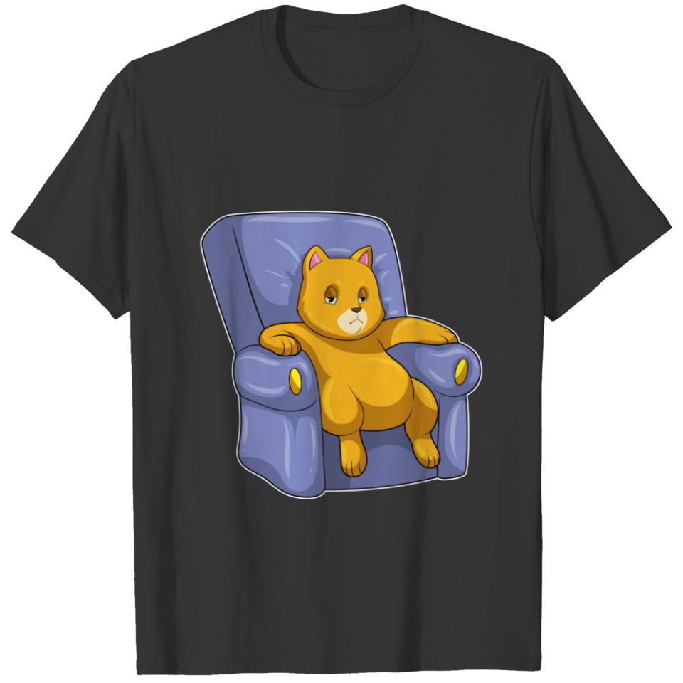 Cat with Sofa T-shirt