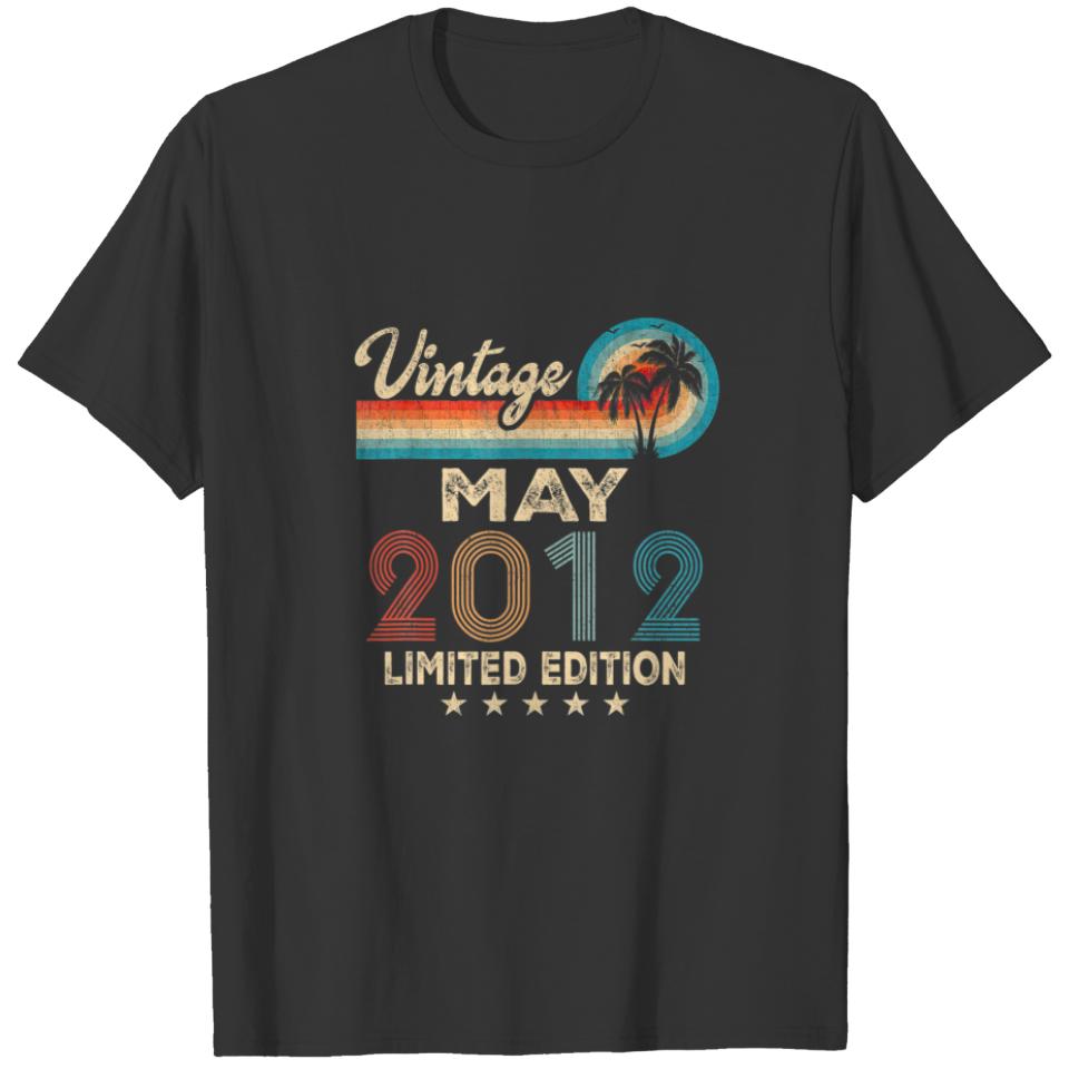 May 2012 10Th Birthday Gifts Vintage T-shirt