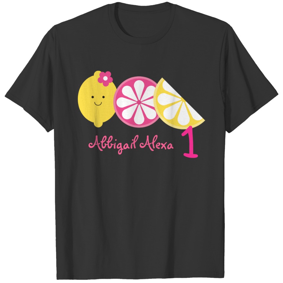 Pink Lemonade 1st Birthday T-shirt