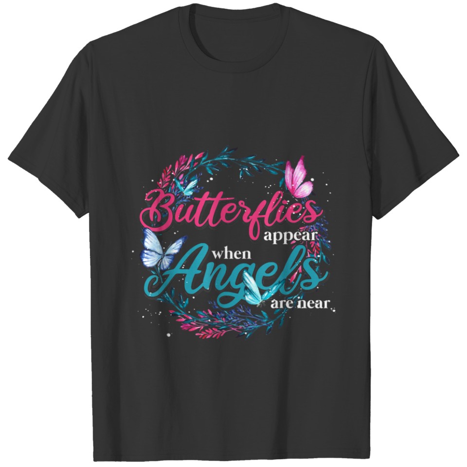 Butterfly Lover | Butterflies Appear Angles Near Sweat T-shirt
