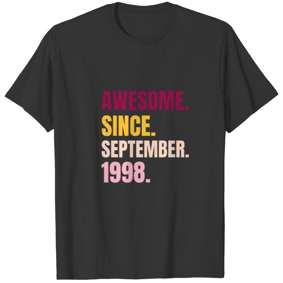 Born in 1998 September T-shirt