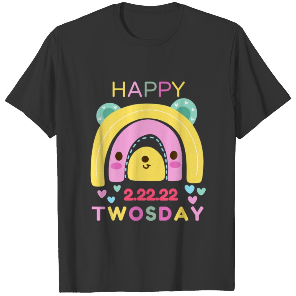 Funny Numerological Event, Happy Twosday 2.22.22 C T-shirt