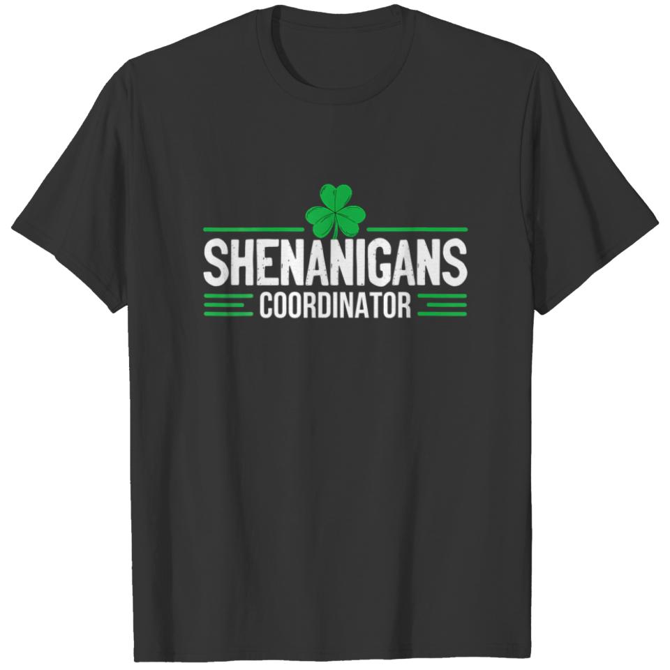 Womens Shenanigans Coordinator Teacher St Patrick' T-shirt