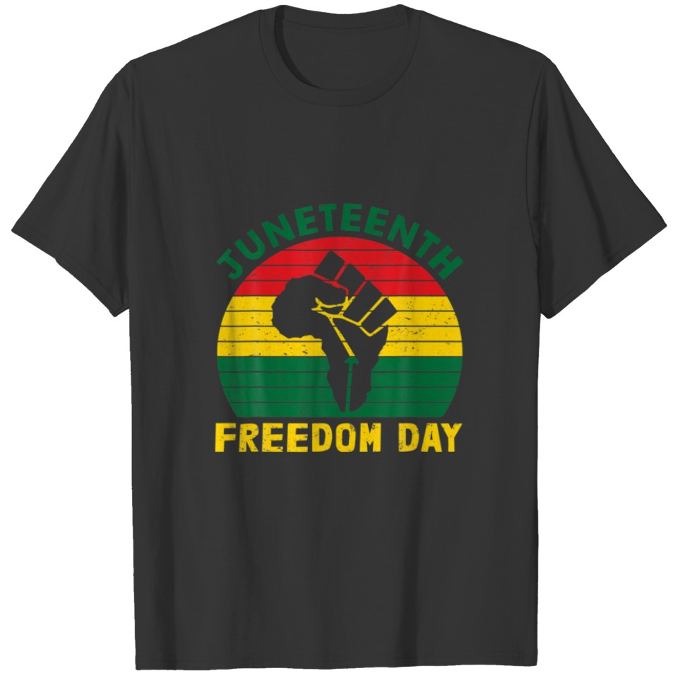 Juneteenth Freedom Day Women Pride June 19th 1865 T-shirt