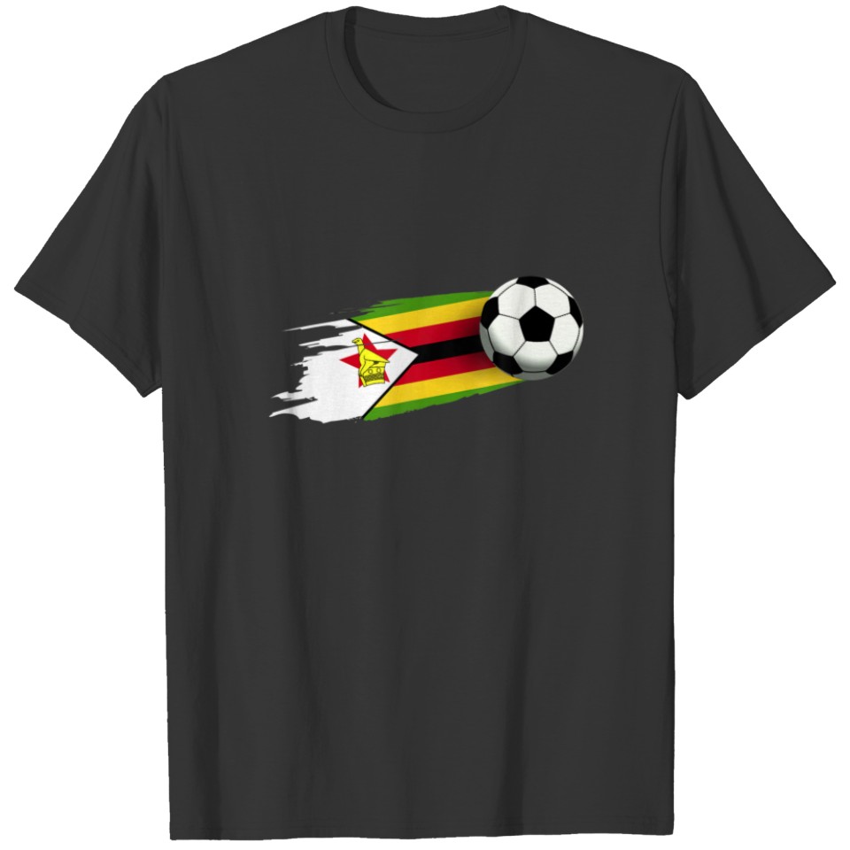 Zimbabwe Flag Jersey Zimbabwe Soccer Team Zimbabwe T-shirt