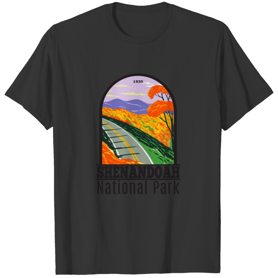 Shenandoah National Park Skyline Drive Virginia T- T-shirt