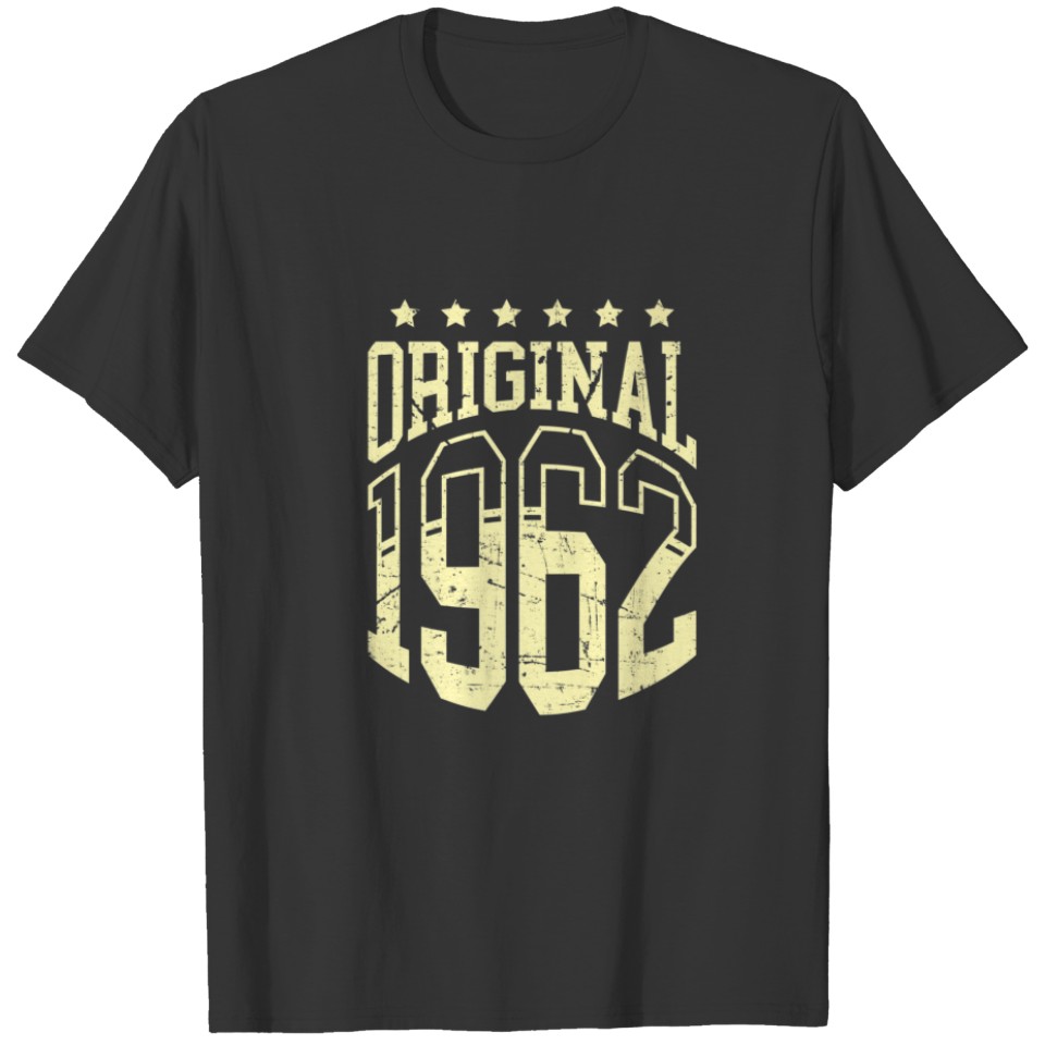 Original 1962 60 Years 60Th Birthday T-shirt