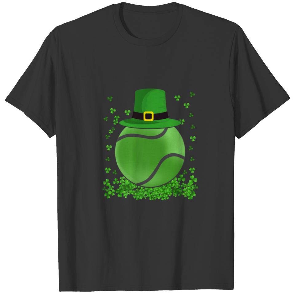 Retro Irish Tennis Shamrock Sports St. Patrick's D T-shirt