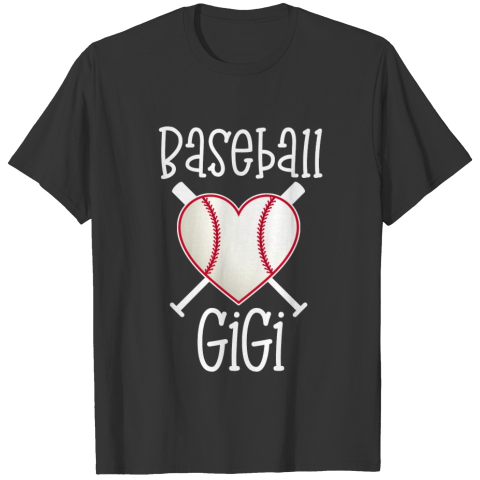 Proud Baseball Gigi Grandma Womens Game Day gift T-shirt