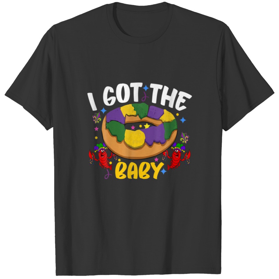 Baby Mardi Gras King Cake Mardi Gras Kids Men Wome T-shirt