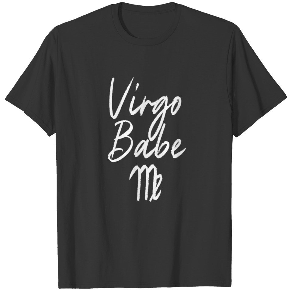 Virgo Babe Zodiac Star Sign Birthday   Plus Size T-shirt